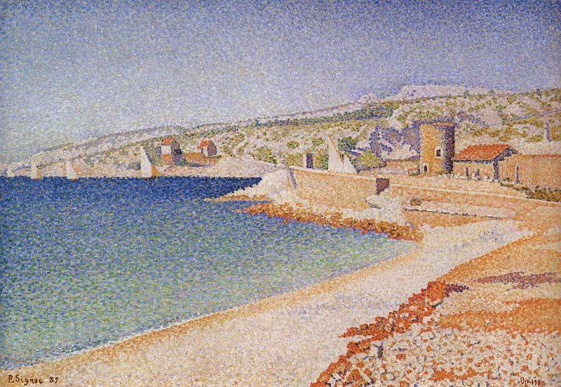 Paul Signac The Jetty at Cassis